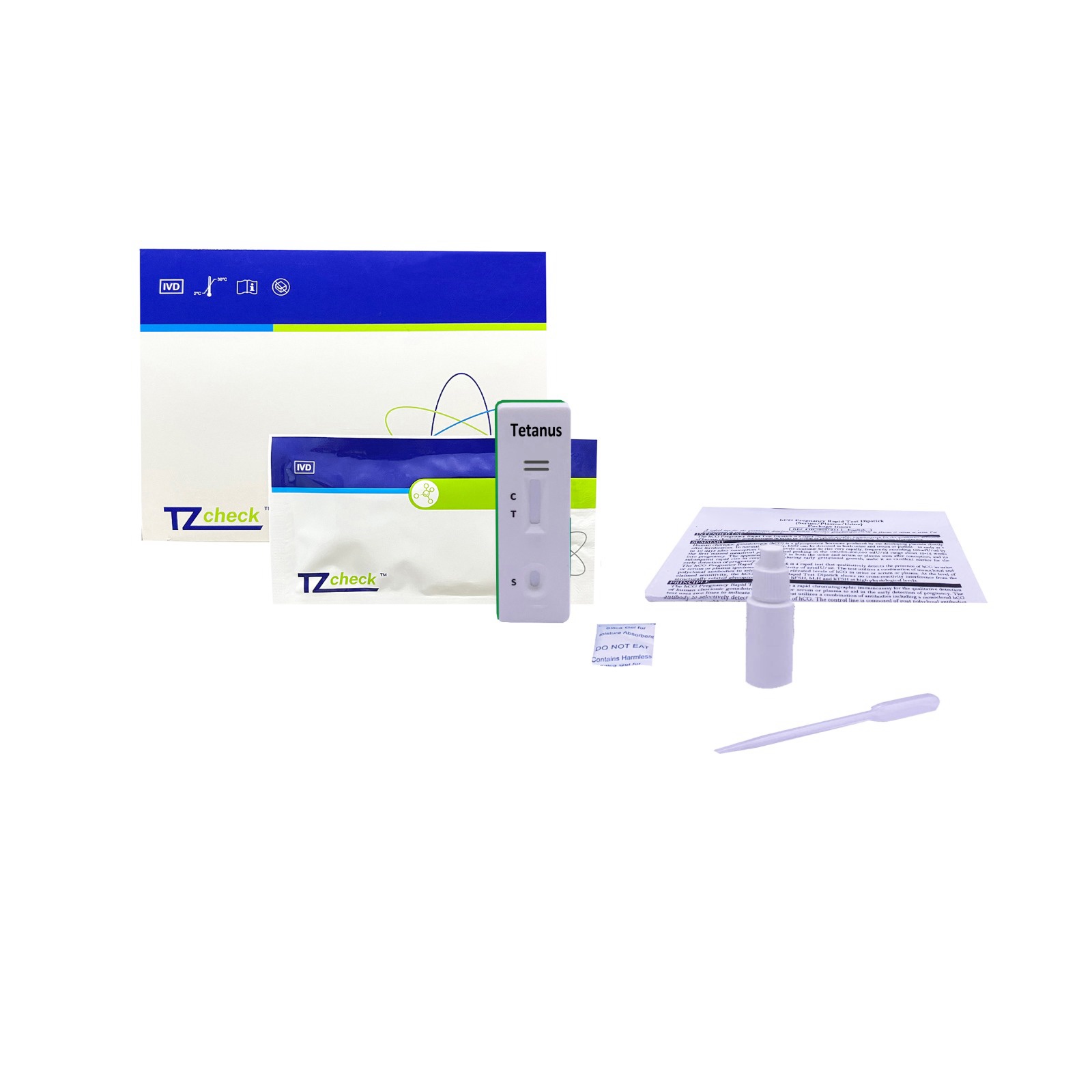 Швидкий тест на правець (цільна кров / сироватка / плазма) (Tzcheck I059-4002)